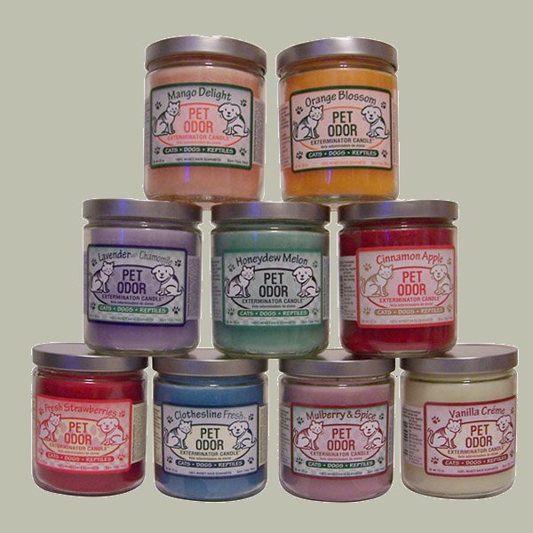 Any 12 Of Our Pet Odor Exterminator Candles Just $69.95 Click Here To Purchase